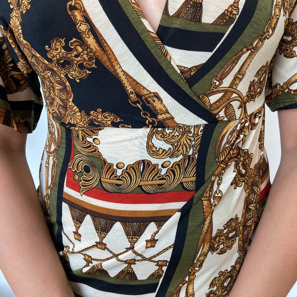 Retro High split Dress - Picture 5 of 5
